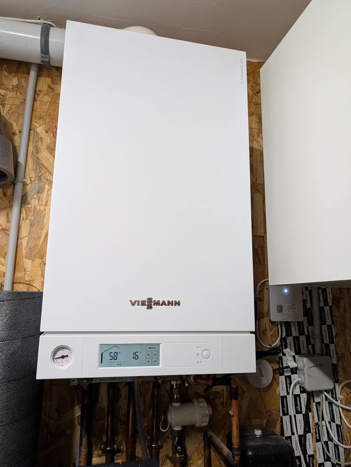 Chaudière gaz à condensation Viessmann Vitodens 100-W – très bon état